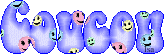 Gif animé coucou smileys